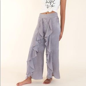Joyfolie Mia Joy Ruffle Pajama/Lounge Pant